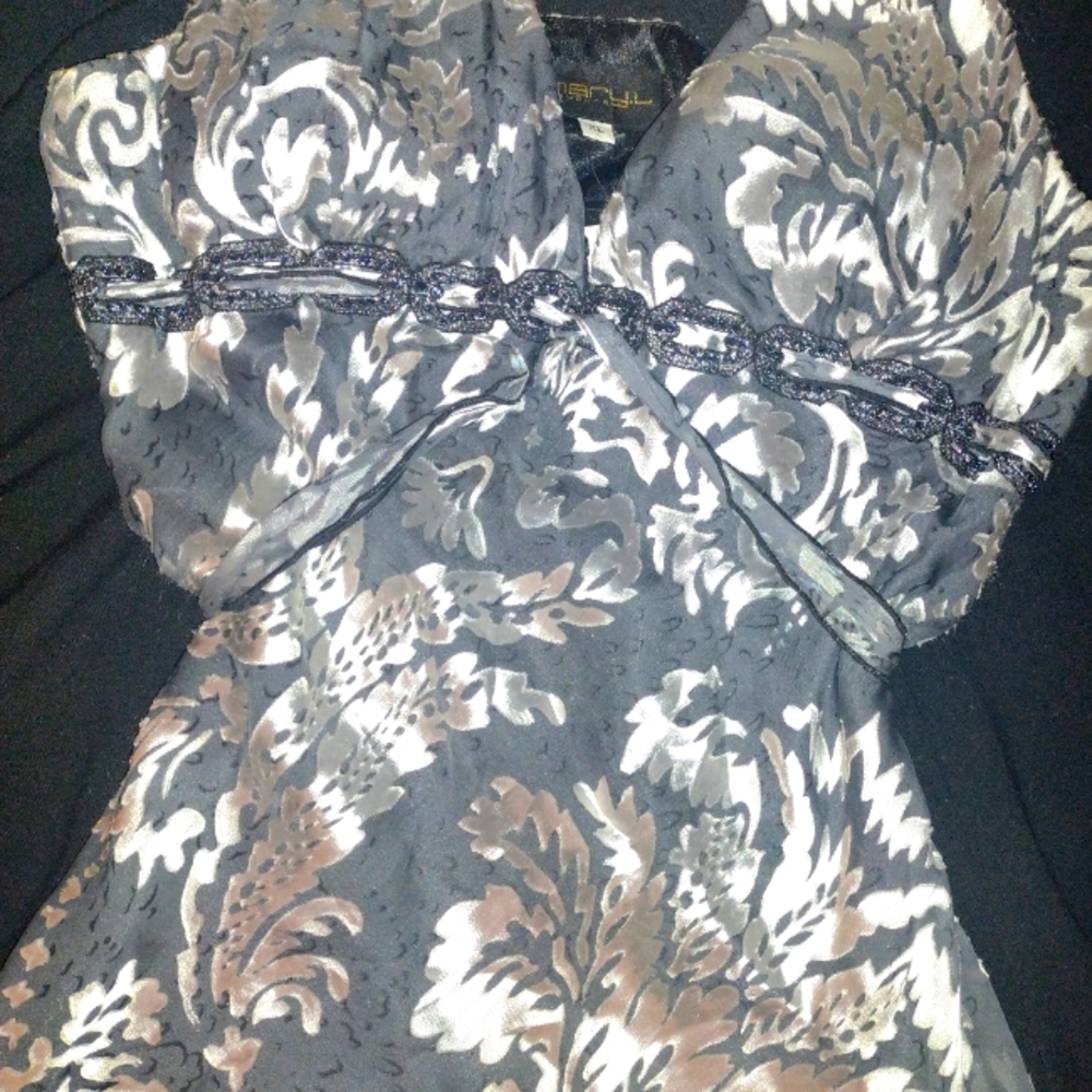 Mary L Couture silk formal dress shirt new with tags